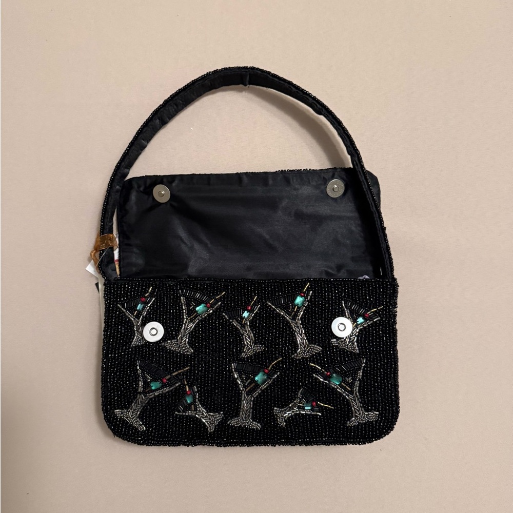 From India to You Beaded Bag Dirty Martini - Picture 5 of 6